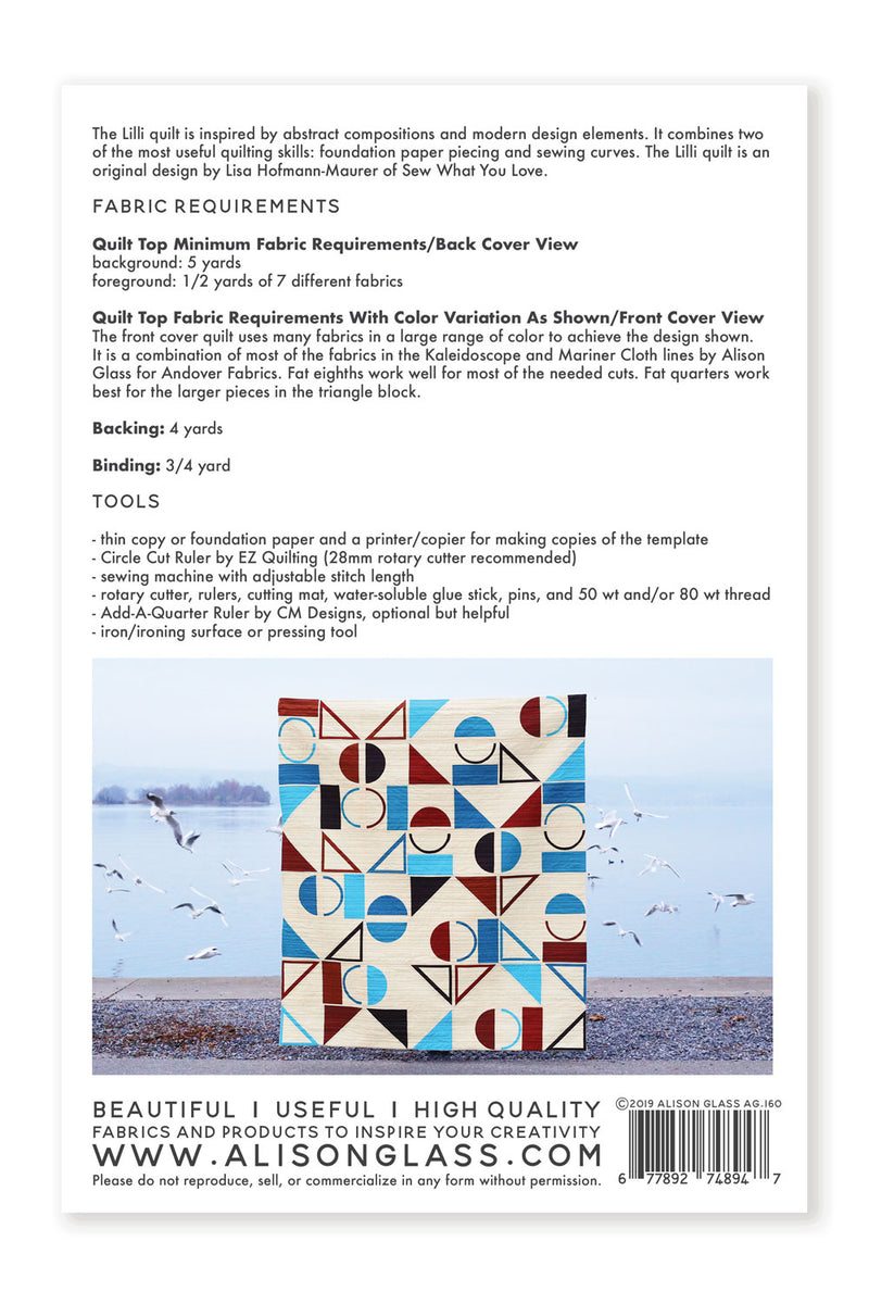 Lilli Quilt Pattern from Alison Glass, Lisa Hofmann-Maurer - Paper Pattern