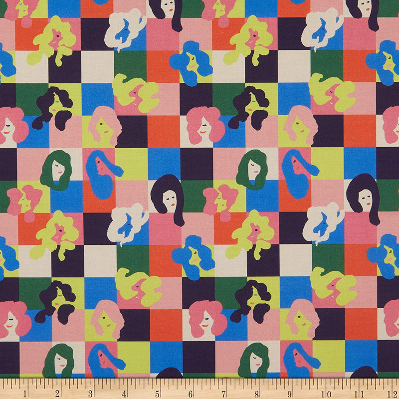 Rebel Girl -Girl Gang by Lysa Flower, PBS Fabrics