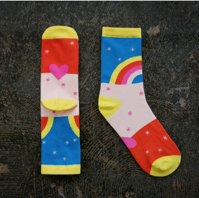 Rainbow Socks from Ruby Star Society