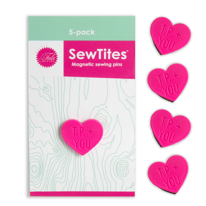 SewTites - Tula Pink Hearts (5 in each pack)