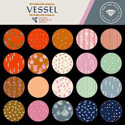 Vessel - Alexia Marcelle Abegg - Ruby Star Society Layer Cake (10" squares)
